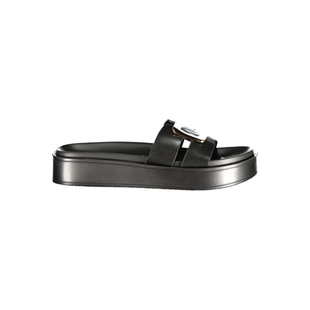 Laura Biagiotti Nero Polyurethane Women's Women's Sandal